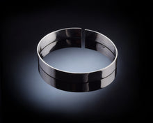 Load image into Gallery viewer, Men's silver cuff bracelet