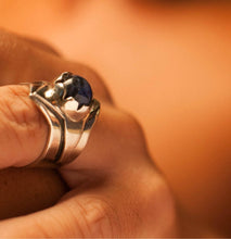 Load image into Gallery viewer, Sterling Silver Man statement ring