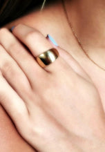 Load image into Gallery viewer, Gold plated wedding ring