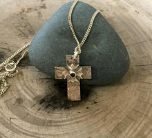 Load image into Gallery viewer, Mens cross necklace