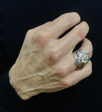Load image into Gallery viewer, Amethyst men ring