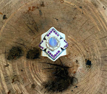 Load image into Gallery viewer, Amethyst men ring