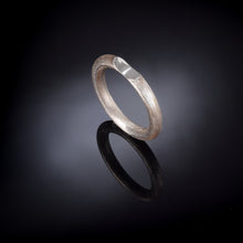 Load image into Gallery viewer, Sterling Silver Brushed Textured Finish Ring
