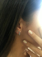 Load image into Gallery viewer, Sterling Silver Line Stud Earrings
