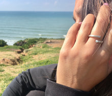 Load image into Gallery viewer, Open Crossover Solid Sterling Silver Ring
