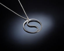 Load image into Gallery viewer, Yin Yang silver necklace
