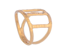 Load image into Gallery viewer, Womens Gold Statement Ring
